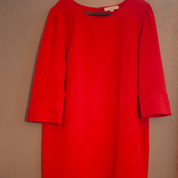 LOFT Red Dress size 18 (plus size) - Picture 2 of 6